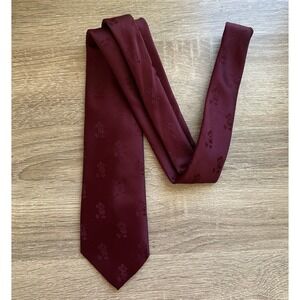 Vintage Mickey Mouse Necktie by Cervantes Walt Disney Productions Red‎ USA Made